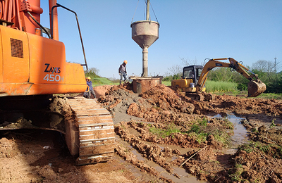 527國道崇仁江大橋樁基工程圓滿完工，高效混凝土切割技術保障施工質量